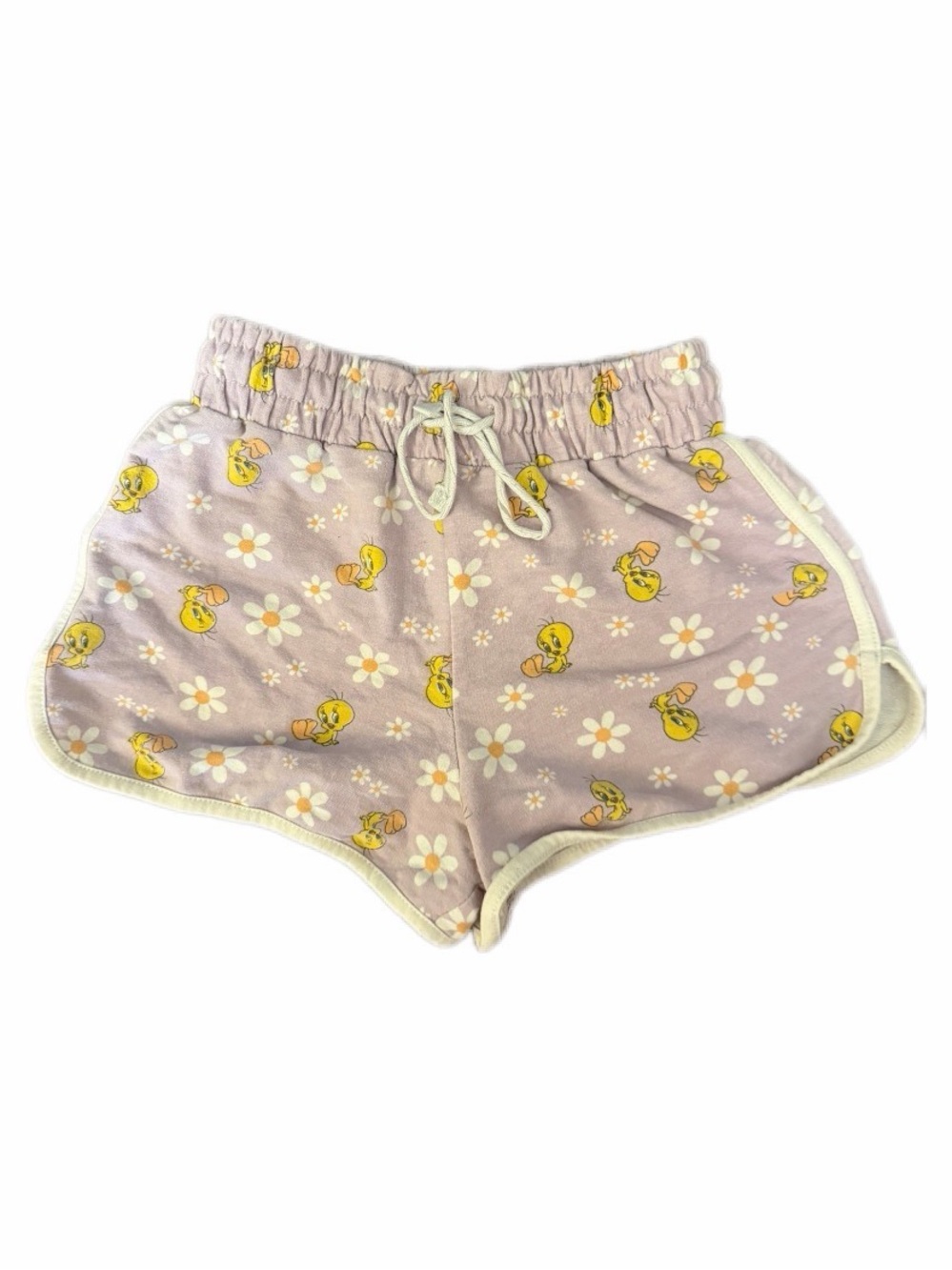 Women's Lavender Tweety Daisy Lounge Shorts size small